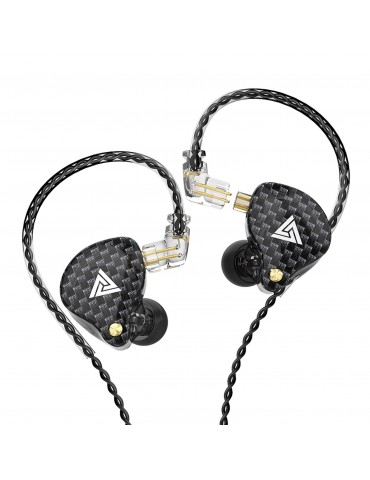 VK4 3.5mm Wired Headphones In-ear Sports Headset Moving Coil Music Earphones In-line Control with Mic Detachable Replaced Cable
