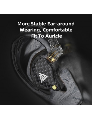 VK4 3.5mm Wired Headphones In-ear Sports Headset Moving Coil Music Earphones In-line Control with Mic Detachable Replaced Cable