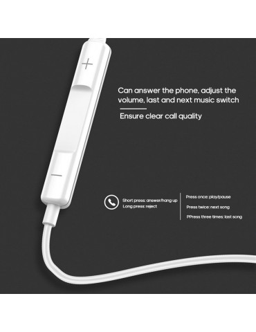 Headphone Wire Control Headset BT Sports Earphone Stereo Earbuds